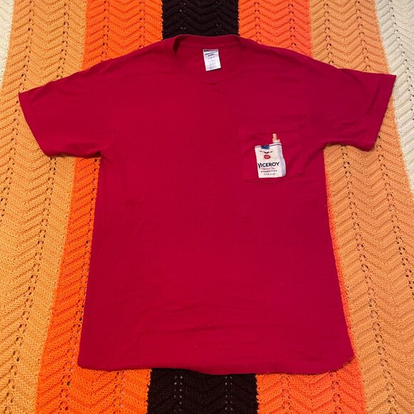 Mac Demarco RARE weird summer print cotton Viceroy pocket tee! - Picture 10 of 14